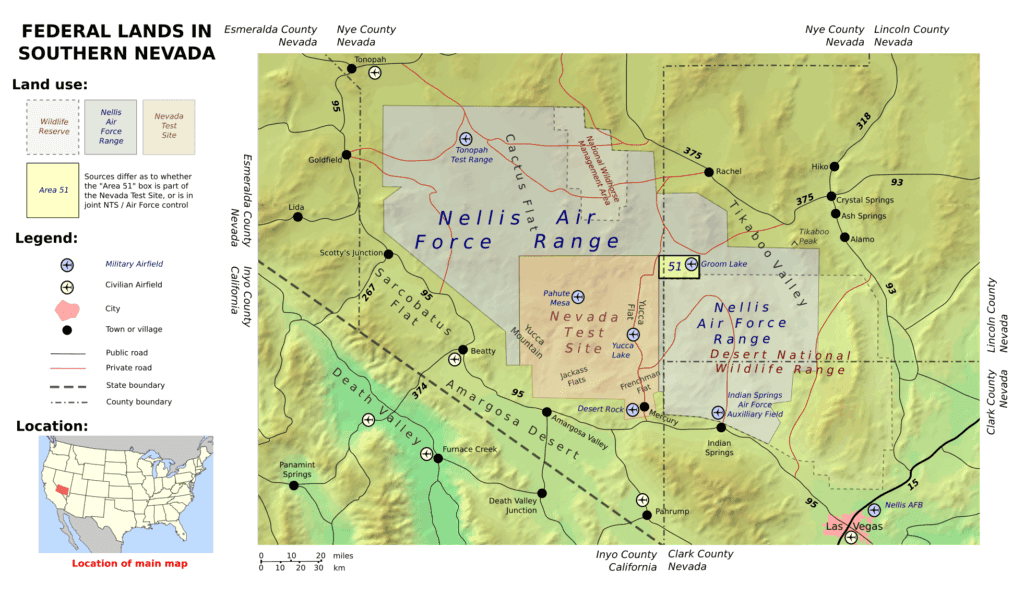Area 51 map large