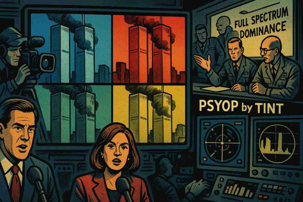 Unprecedented Tainted White Balance During 911 Event - Psych Warfare via Color - 911 tint psyop