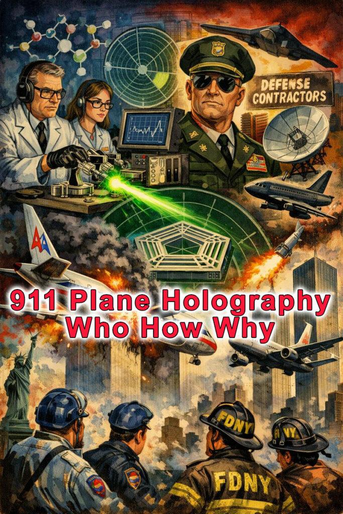 Cloaked Plane Visible Thru Chemtrails - Deep into When and Where Nano-Tech Meets Quasi-Crystals